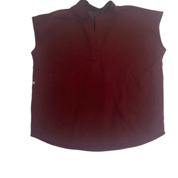 Women's Burgundy Jogger Pants - Picture 3 of 4